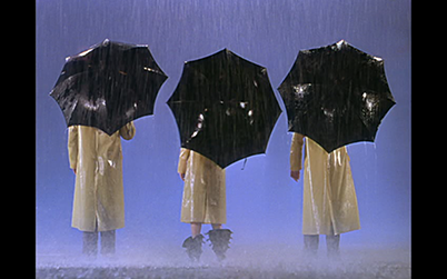 Chantons sous la pluie — La mort aux trousses